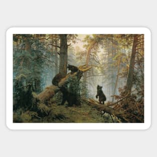 Ivan Shishkin, Morning in a Pine Forest Sticker